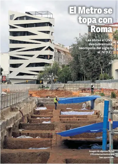 EL METRO SE TOPA CON ROMA