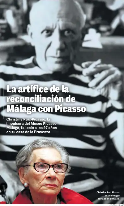 LA ARTÍFICE DE LA RECONCILIACIÓN DE MÁLAGA CON PICASSO