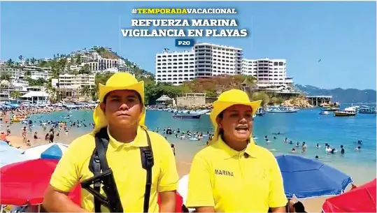 REFUERZA MARINA VIGILANCIA EN PLAYAS