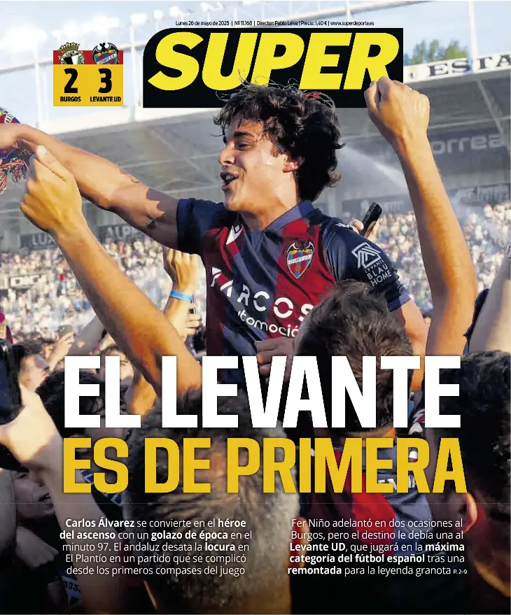 EL LEVANTE ES DE PRIMERA