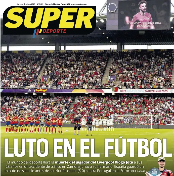 LUTO EN EL FÚTBOL