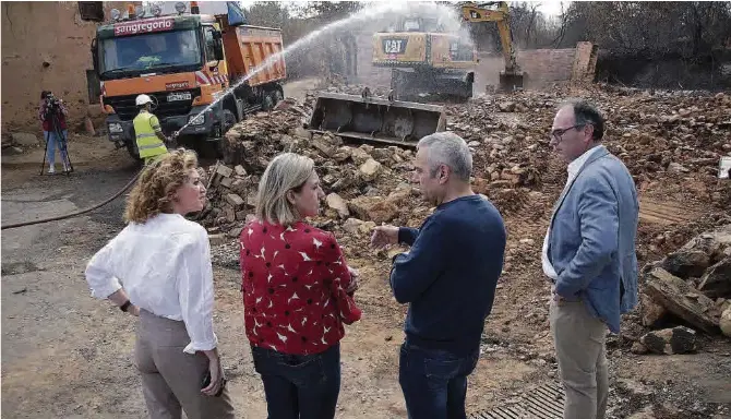 JUNTA PROMETE «AGILIDAD» EN LAS AYUDAS DE LOS INCENDIOS