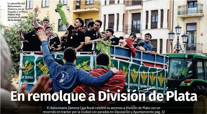 EN REMOLQUE A DIVISIÓN DE PLATA
