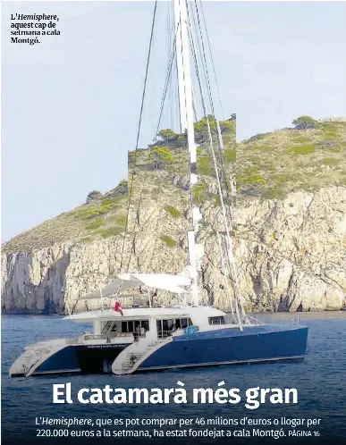 EL CATAMARÀ MÉS GRAN