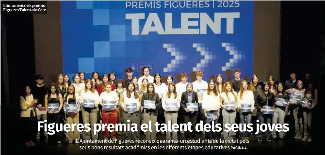 FIGUERES PREMIA EL TALENT DELS SEUS JOVES