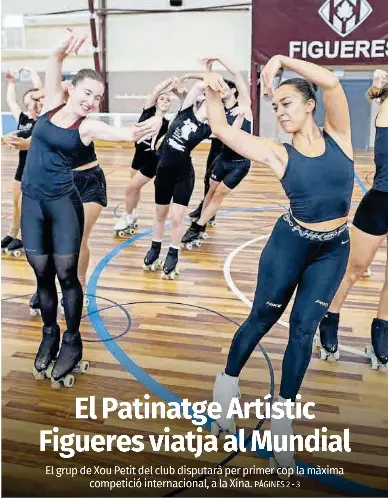 EL PATINATGE ARTÍSTIC FIGUERES VIATJA AL MUNDIAL