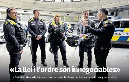 «LA LLEI I L’ORDRE SÓN INNEGOCIABLES»