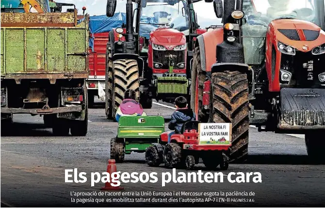 ELS PAGESOS PLANTEN CARA