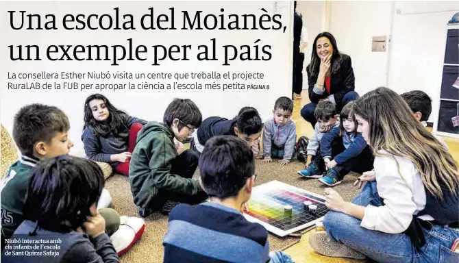 UNA ESCOLA DEL MOIANÈS, UN EXEMPLE PER AL PAÍS