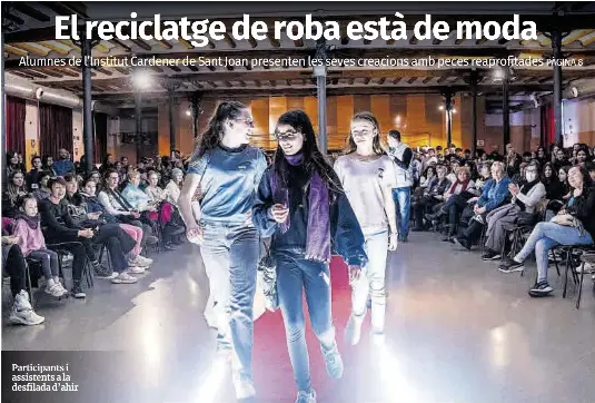 EL RECICLATGE DE ROBA ESTÀ DE MODA