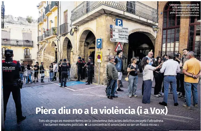 PIERA DIU NO A LA VIOLÈNCIA (I A VOX)