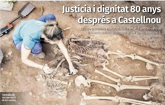 JUSTÍCIA I DIGNITAT 80 ANYS DESPRÉS A CASTELLNOU