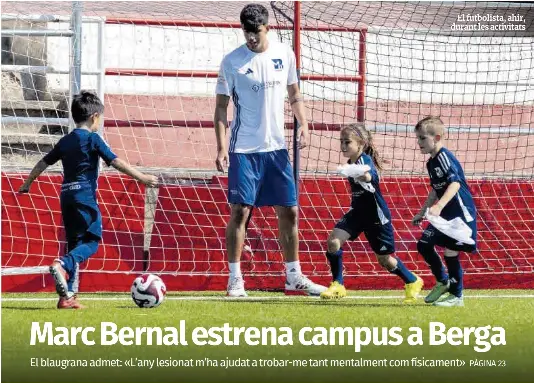 MARC BERNAL ESTRENA CAMPUS A BERGA