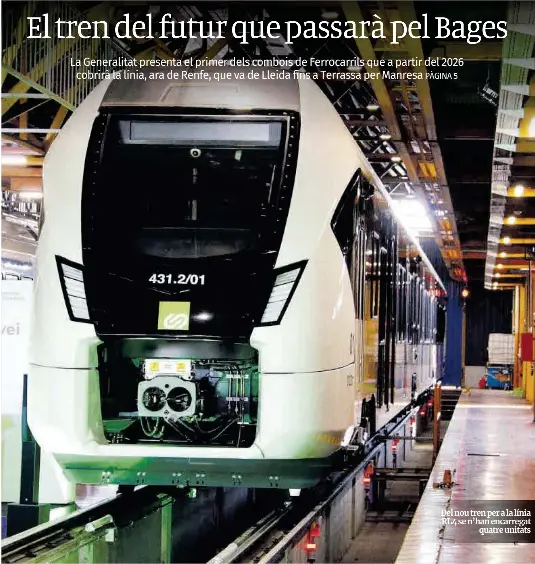 EL TREN DEL FUTUR QUE PASSARÀ PEL BAGES