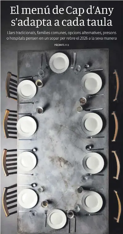 EL MENÚ DE CAP D’ANY S’ADAPTA A CADA TAULA