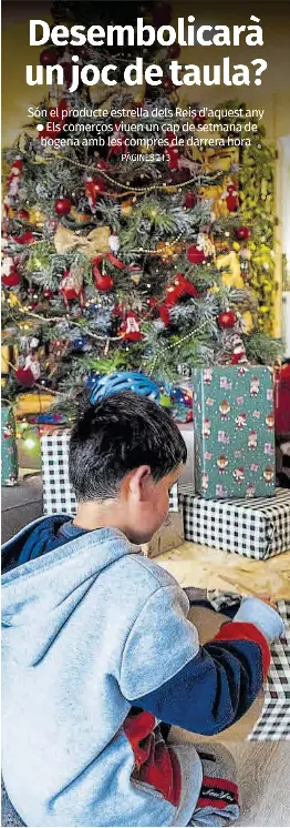 DESEMBOLICARÀ UN JOC DE TAULA?