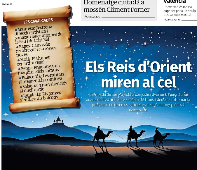 ELS REIS D’ORIENT MIREN AL CEL