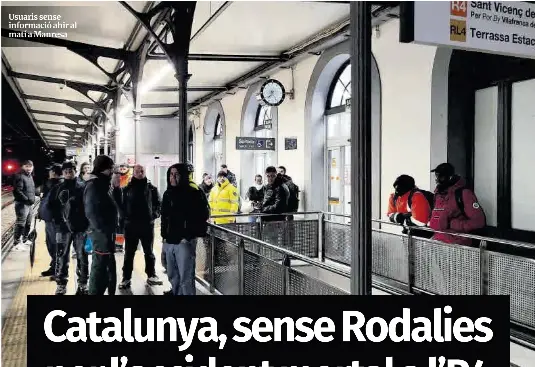 CATALUNYA, SENSE RODALIES PER L’ACCIDENT MORTAL A L’R4