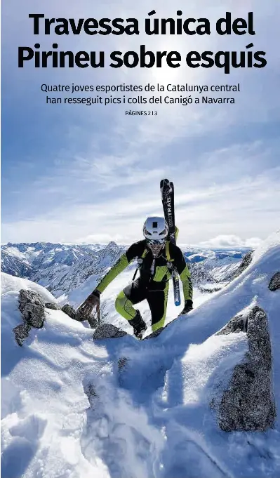 TRAVESSA ÚNICA DEL PIRINEU SOBRE ESQUÍS
