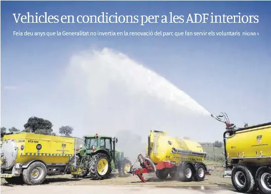 VEHICLES EN CONDICIONS PER A LES ADF INTERIORS