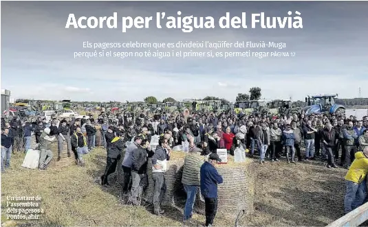 ACORD PER L’AIGUA DEL FLUVIÀ