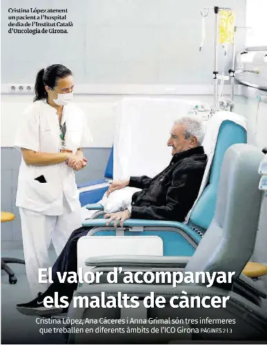 EL VALOR D’ACOMPANYAR ELS MALALTS DE CÀNCER