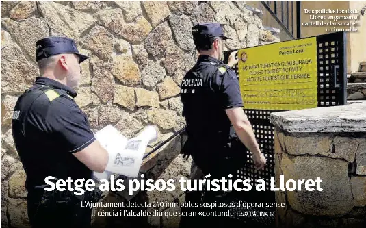 SETGE ALS PISOS TURÍSTICS A LLORET