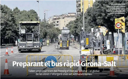 PREPARANT EL BUS RÀPID GIRONA-SALT
