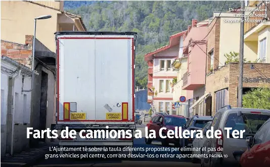 FARTS DE CAMIONS A LA CELLERA DE TER