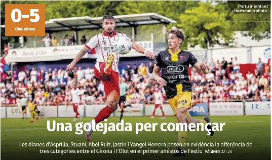 UNA GOLEJADA PER COMENÇAR