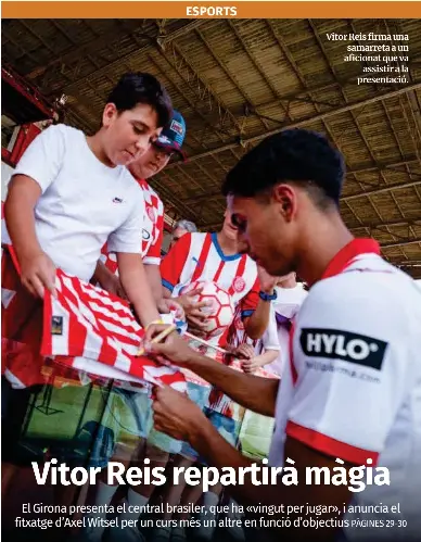 VITOR REIS REPARTIRÀ MÀGIA