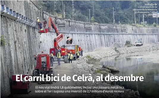 EL CARRIL BICI DE CELRÀ, AL DESEMBRE