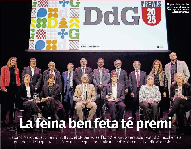 LA FEINA BEN FETA TÉ PREMI