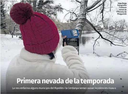PRIMERA NEVADA DE LA TEMPORADA