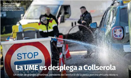 LA UME ES DESPLEGA A COLLSEROLA