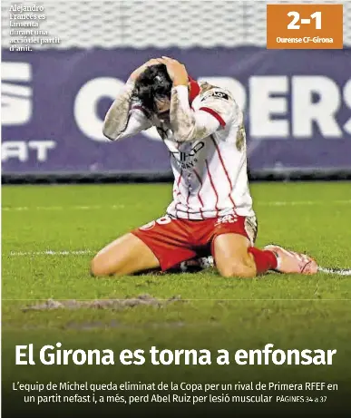 EL GIRONA ES TORNA A ENFONSAR