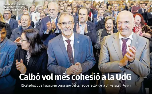 CALBÓ VOL MÉS COHESIÓ A LA UDG
