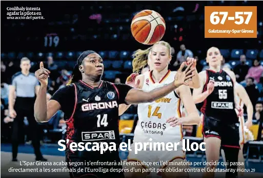 S’ESCAPA EL PRIMER LLOC