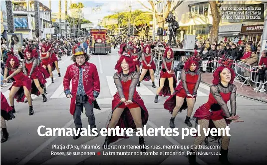 CARNAVALS ENTRE ALERTES PEL VENT