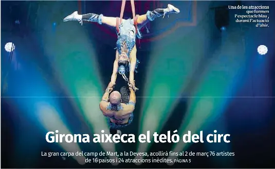 GIRONA AIXECA EL TELÓ DEL CIRC