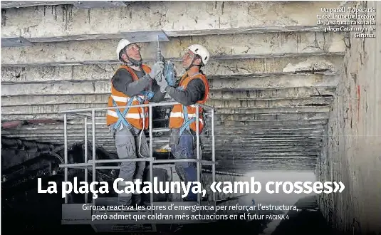 LA PLAÇA CATALUNYA, «AMB CROSSES»