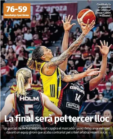 LA FINAL SERÀ PEL TERCER LLOC