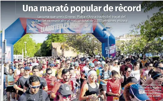 UNA MARATÓ POPULAR DE RÈCORD