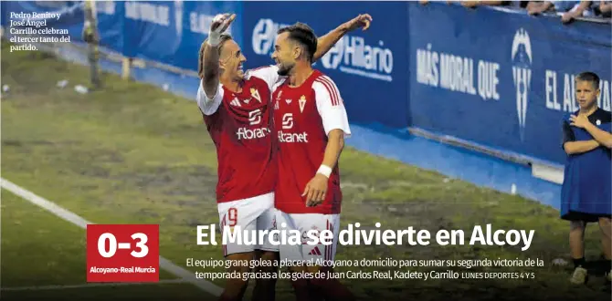 EL MURCIA SE DIVIERTE EN ALCOY