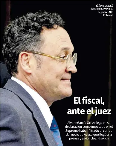 EL FISCAL, ANTE EL JUEZ