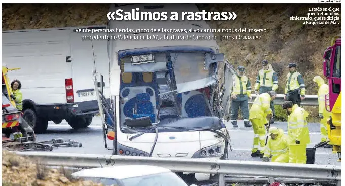 «SALIMOS A RASTRAS»