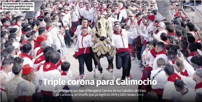 TRIPLE CORONA PARA CALIMOCHO