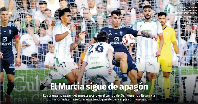 EL MURCIA SIGUE DE APAGÓN