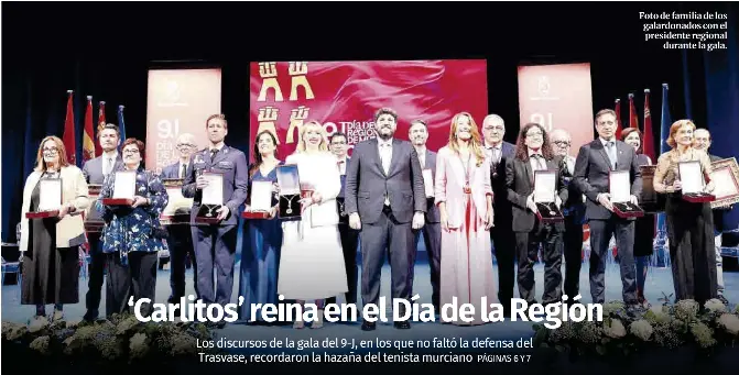‘CARLITOS’ REINA EN EL DÍA DE LA REGIÓN
