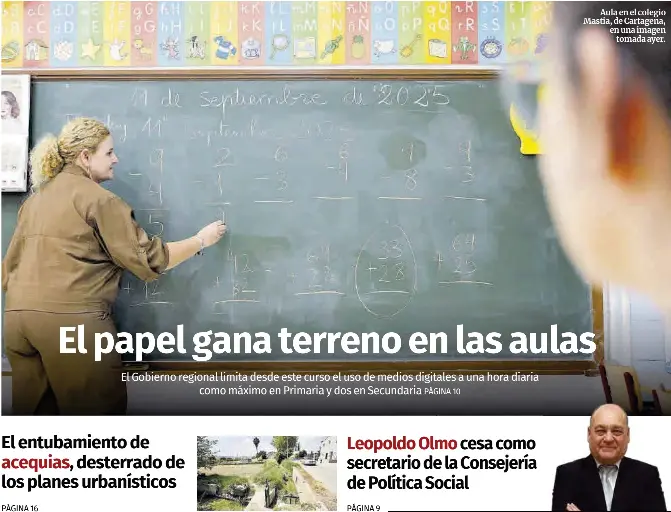 EL PAPEL GANA TERRENO EN LAS AULAS